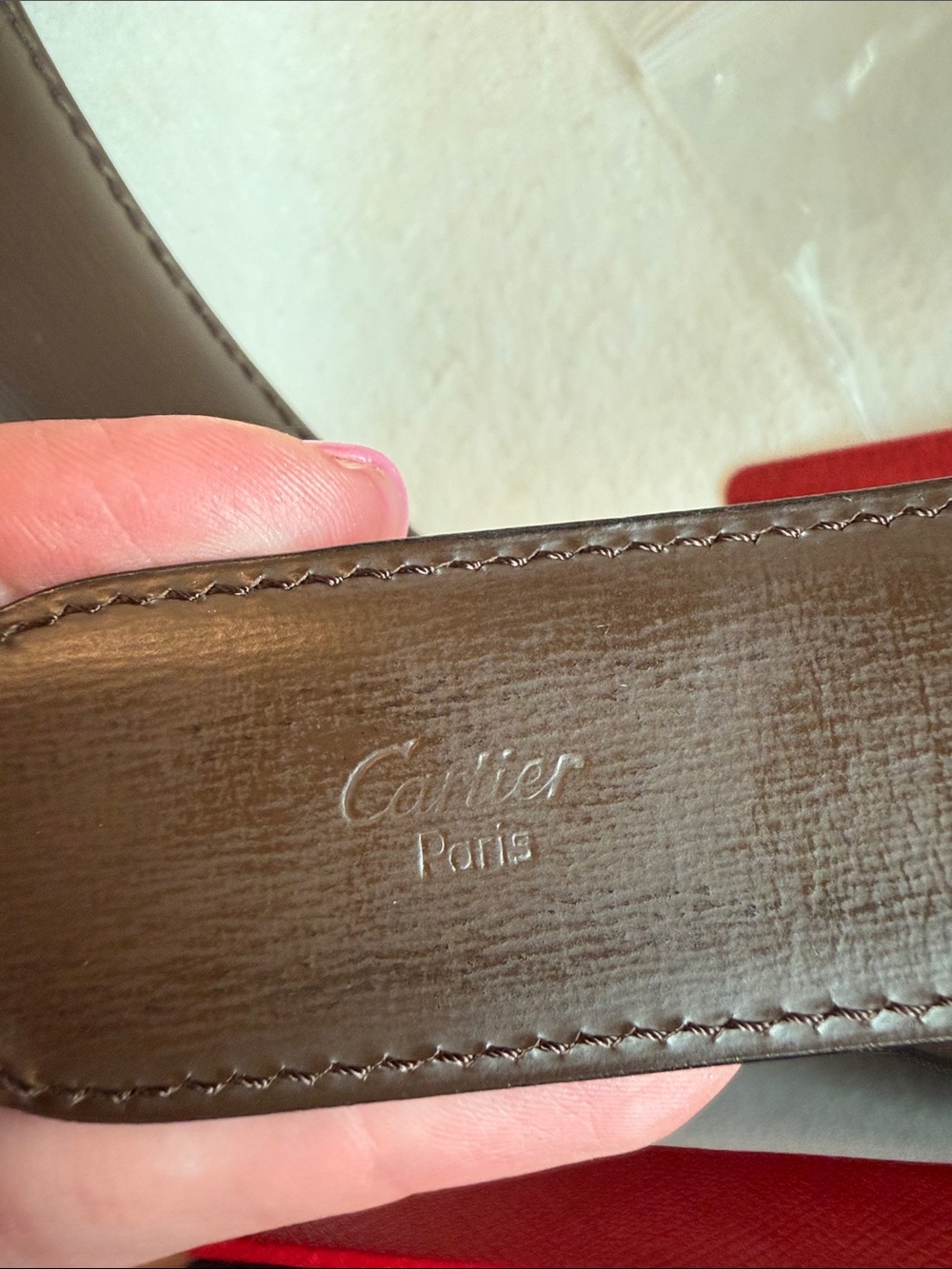 Vintage Cartier Reversible Belt Panther buckle full set - Picture 8 of 9